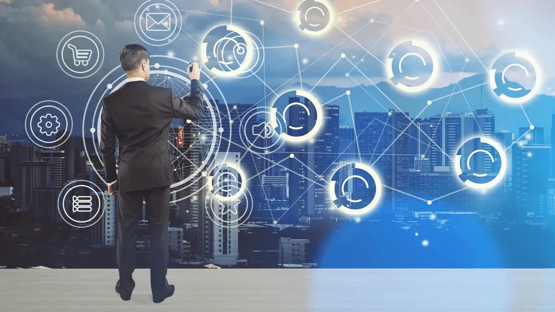 Overview of a connected enterprise landscape